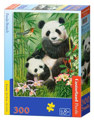 Puzzle 300 Panda Brunch B-030507. Wydawca: CASTOR. SmakLiter.pl Opakowanie Puzzle 300 Panda Brunch B-030507