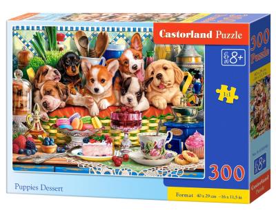 Puzzle 300 Puppies Dessert CASTOR. Wydawca: Castorland. SmakLiter.pl Opakowanie Puzzle 300 Puppies Dessert CASTOR