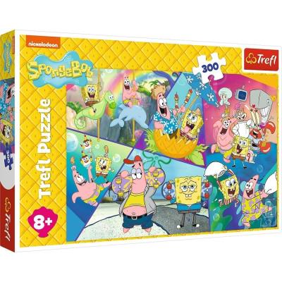Puzzle 300 SpongeBob w Bikini Dolnym TREFL. Wydawca: Trefl. SmakLiter.pl Opakowanie Puzzle 300 SpongeBob w Bikini Dolnym TREFL
