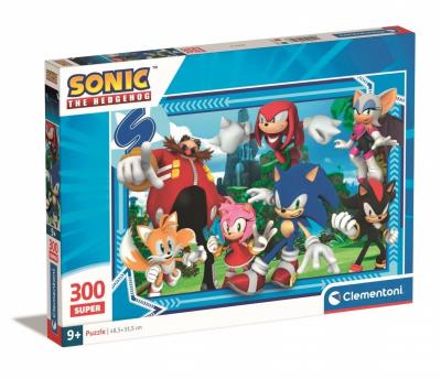 Puzzle 300 Super Sonic. Wydawca: Clementoni. SmakLiter.pl Opakowanie Puzzle 300 Super Sonic