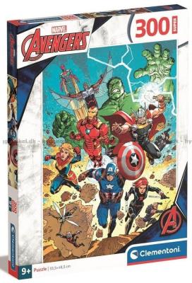 Puzzle 300 Super The Avengers. Wydawca: Clementoni. SmakLiter.pl Opakowanie Puzzle 300 Super The Avengers