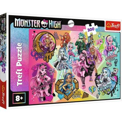 Opakowanie Puzzle 300 Zombie górą Monster High 23027