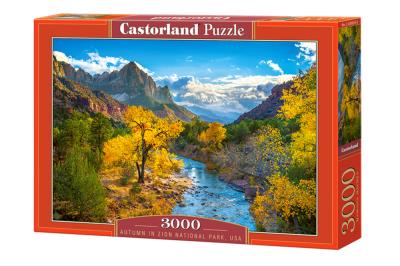 Opakowanie Puzzle 3000 Autumn in Zion National Park, USA