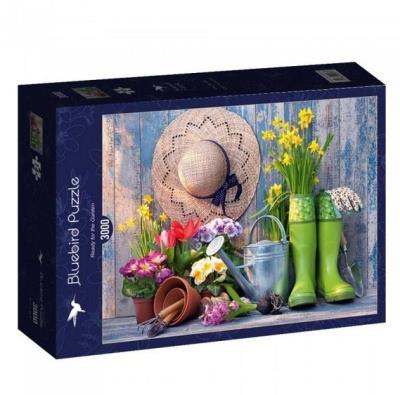 Puzzle 3000 Gotowa do wyjścia na ogród. Wydawca: Bluebird Puzzle. SmakLiter.pl Opakowanie Puzzle 3000 Gotowa do wyjścia na ogród