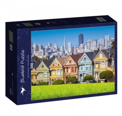 Opakowanie Puzzle 3000 Kolorowe domki w San Francisco