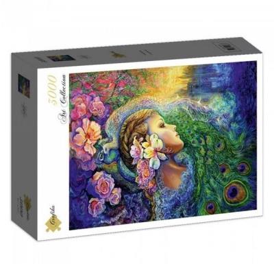 Puzzle 3000 Kolorowy Paw, Josephine Wall. Wydawca: Grafika. SmakLiter.pl Opakowanie Puzzle 3000 Kolorowy Paw, Josephine Wall