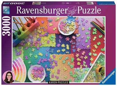Puzzle 3000 Puzzle na Puzzlach (Karen's puzzles). Wydawca: Ravensburger. SmakLiter.pl Opakowanie Puzzle 3000 Puzzle na Puzzlach (Karen's puzzles)
