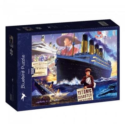 Puzzle 3000 Titanic. Wydawca: Bluebird Puzzle. SmakLiter.pl Opakowanie Puzzle 3000 Titanic