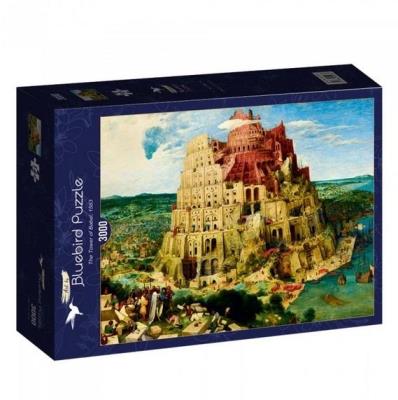 Puzzle 3000 Wieża Babel, 1563, Breughel. Wydawca: Bluebird Puzzle. SmakLiter.pl Opakowanie Puzzle 3000 Wieża Babel, 1563, Breughel