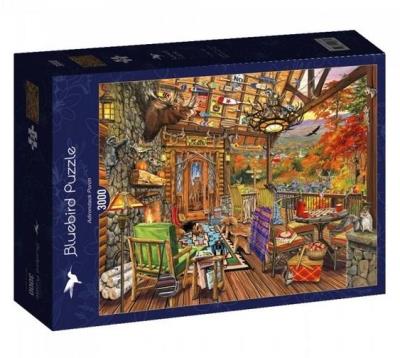 Opakowanie Puzzle 3000 Wnętrze chaty w górach
