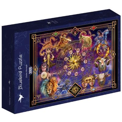 Puzzle 3000 Zodiak, Ciro Marchetti. Wydawca: Bluebird Puzzle. SmakLiter.pl Opakowanie Puzzle 3000 Zodiak, Ciro Marchetti