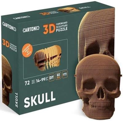 Opakowanie Puzzle 3D kartonowe - Czaszka