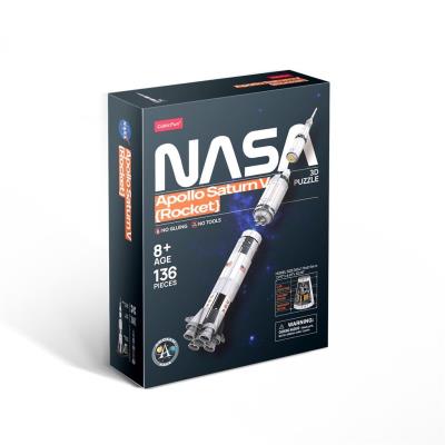 Puzzle 3D Nasa Apollo Saturn V Rocket. Wydawca: Cubic Fun. SmakLiter.pl Opakowanie Puzzle 3D Nasa Apollo Saturn V Rocket