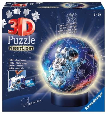 Opakowanie Puzzle 3D Świecąca Kula: Astronauta