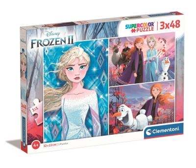 Opakowanie Puzzle 3x48 Super kolor Frozen 2