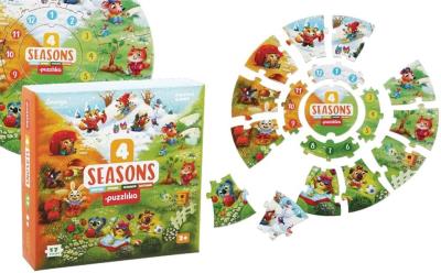 Opakowanie Puzzle 4 niesamowite pory roku