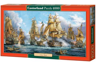 Okładka książki Puzzle 4000 Naval Battle CASTOR