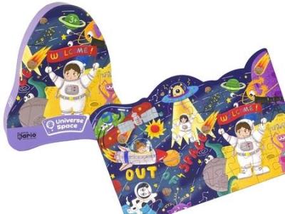 Opakowanie Puzzle 48 Kosmos UFO planety