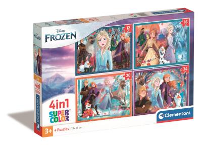 Opakowanie Puzzle 4w1 Super Kolor Frozen