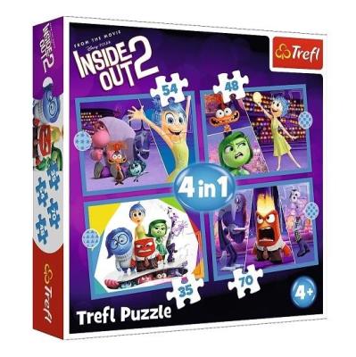 Puzzle 4w1 W głowie się nie mieści 2 TREFL. Wydawca: Trefl. SmakLiter.pl Opakowanie Puzzle 4w1 W głowie się nie mieści 2 TREFL