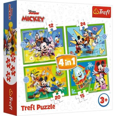 Opakowanie Puzzle 4w1 Wśród przyjaciół TREFL