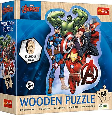 Opakowanie Puzzle 50 konturowe Przygody Avengers TREFL