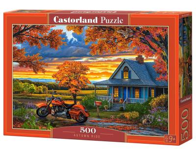 Puzzle 500 Autumn Ride. Wydawca: Castorland. SmakLiter.pl Opakowanie Puzzle 500 Autumn Ride