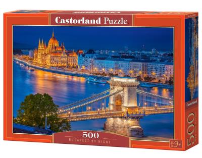 Puzzle 500 Budapest by Night B-53940. Wydawca: CASTOR. SmakLiter.pl Opakowanie Puzzle 500 Budapest by Night B-53940