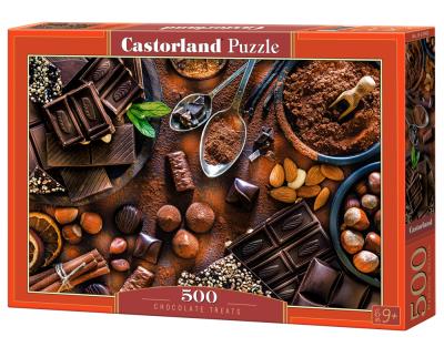 Puzzle 500 Chocolate Treats CASTOR. Wydawca: Castorland. SmakLiter.pl Opakowanie Puzzle 500 Chocolate Treats CASTOR