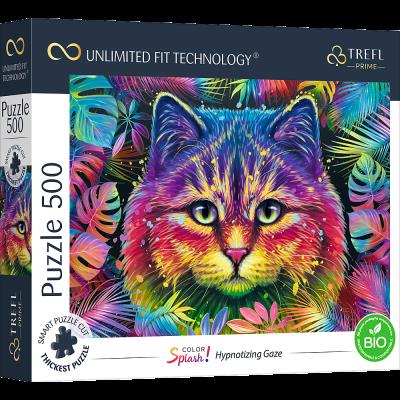 Opakowanie Puzzle 500 Color Splash: Hypnotizing Gaze TREFL
