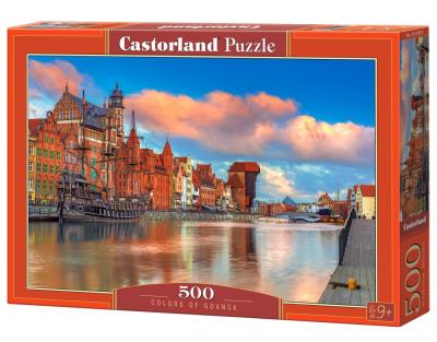 Puzzle 500 Colors of Gdańsk B-53933. Wydawca: CASTOR. SmakLiter.pl Opakowanie Puzzle 500 Colors of Gdańsk B-53933