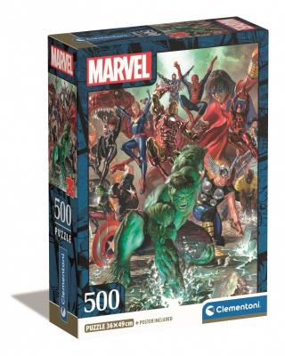 Opakowanie Puzzle 500 Compact The Avengers