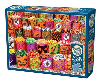 Opakowanie Puzzle 500 Halloweenowe smakołyki