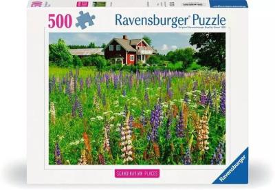 Opakowanie Puzzle 500 Łąka w Szwecji
