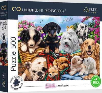 Opakowanie Puzzle 500 Lazy Doggies TREFL