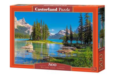 Puzzle 500 Maligne Lake, Canada CASTOR. Wydawca: Castorland. SmakLiter.pl Opakowanie Puzzle 500 Maligne Lake, Canada CASTOR