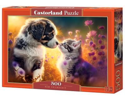 Puzzle 500 New Friendship. Wydawca: Castorland. SmakLiter.pl Opakowanie Puzzle 500 New Friendship