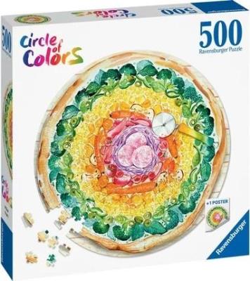 Opakowanie Puzzle 500 Paleta kolorów: pizza