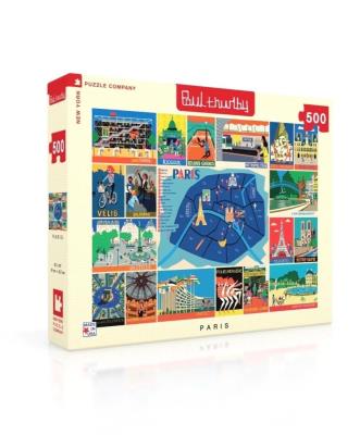 Opakowanie Puzzle 500 Paryż, Collage XXL