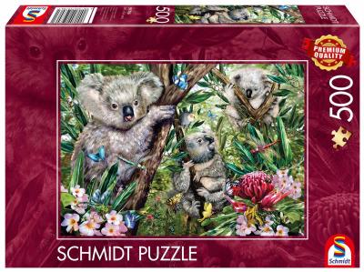 Opakowanie Puzzle 500 Rodzina koali