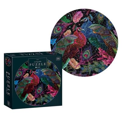 Puzzle 500 Round Secret Garden 1. Wydawca: INTERDRUK. SmakLiter.pl Opakowanie Puzzle 500 Round Secret Garden 1