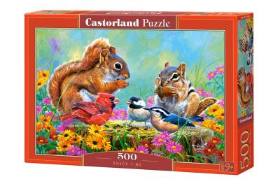 Puzzle 500 Snack Time CASTOR. Wydawca: Castorland. SmakLiter.pl Opakowanie Puzzle 500 Snack Time CASTOR