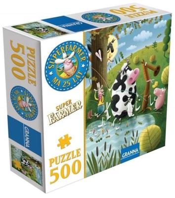 Puzzle 500 Superfarmer GRANNA. Wydawca: Granna. SmakLiter.pl Opakowanie Puzzle 500 Superfarmer GRANNA
