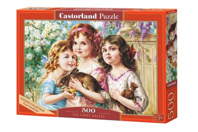 Puzzle 500 The Three Graces CASTOR. Wydawca: Castorland. SmakLiter.pl Opakowanie Puzzle 500 The Three Graces CASTOR