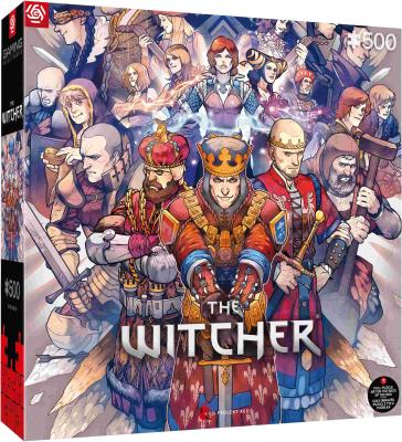 Puzzle 500 The Witcher Northern Realms. Wydawca: GOOD LOOT. SmakLiter.pl Opakowanie Puzzle 500 The Witcher Northern Realms