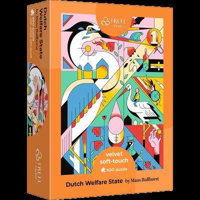 Opakowanie Puzzle 500  Velvet Soft Touch Dutch Welfare State by Maus Bullhorst 37420