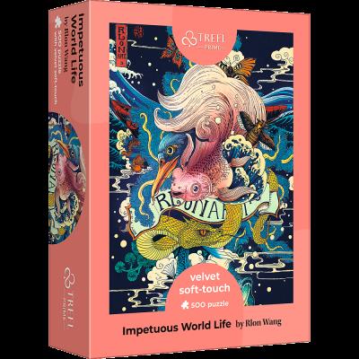 Opakowanie Puzzle 500 Velvet Soft TouchImpetuous World Life by Rlon Wang 37421