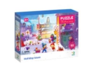 Puzzle 60 Holiday town. Wydawca: Dodo. SmakLiter.pl Opakowanie Puzzle 60 Holiday town