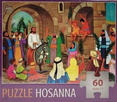 Puzzle 60 - Hosanna. Wydawca: Wydawnictwo Diecezjalne i Drukarnia w Sandomierzu. SmakLiter.pl Opakowanie Puzzle 60 - Hosanna
