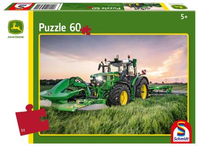 Puzzle 60 John Deere Traktor 6R 185. Wydawca: Schmidt. SmakLiter.pl Opakowanie Puzzle 60 John Deere Traktor 6R 185
